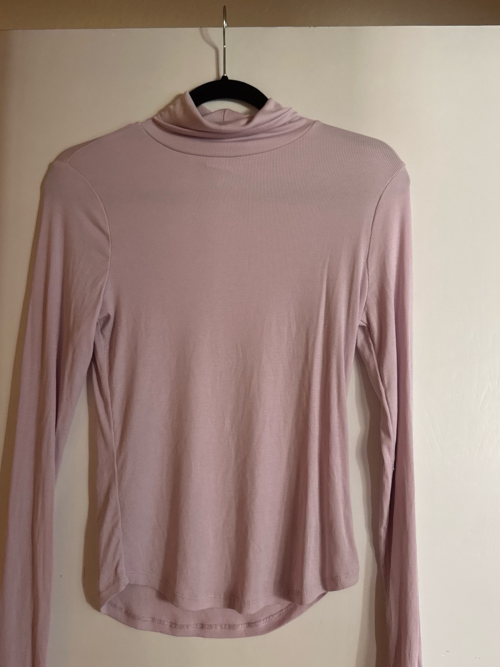 Sunday Best Dusty Pink Long-Sleeve Turtleneck Top